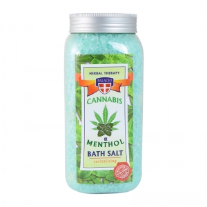 Cannabis Bath Salt with Menthol 900g - CBD & Hemp Products | Hemp Trade Market