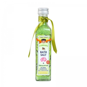 Cannabis Bath Salt with Eucalyptus 260g - CBD & Hemp Products | Hemp Trade Market