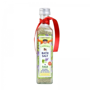 Cannabis Bath Salt with Sage 260g - CBD & Hemp Products | Hemp Trade Market